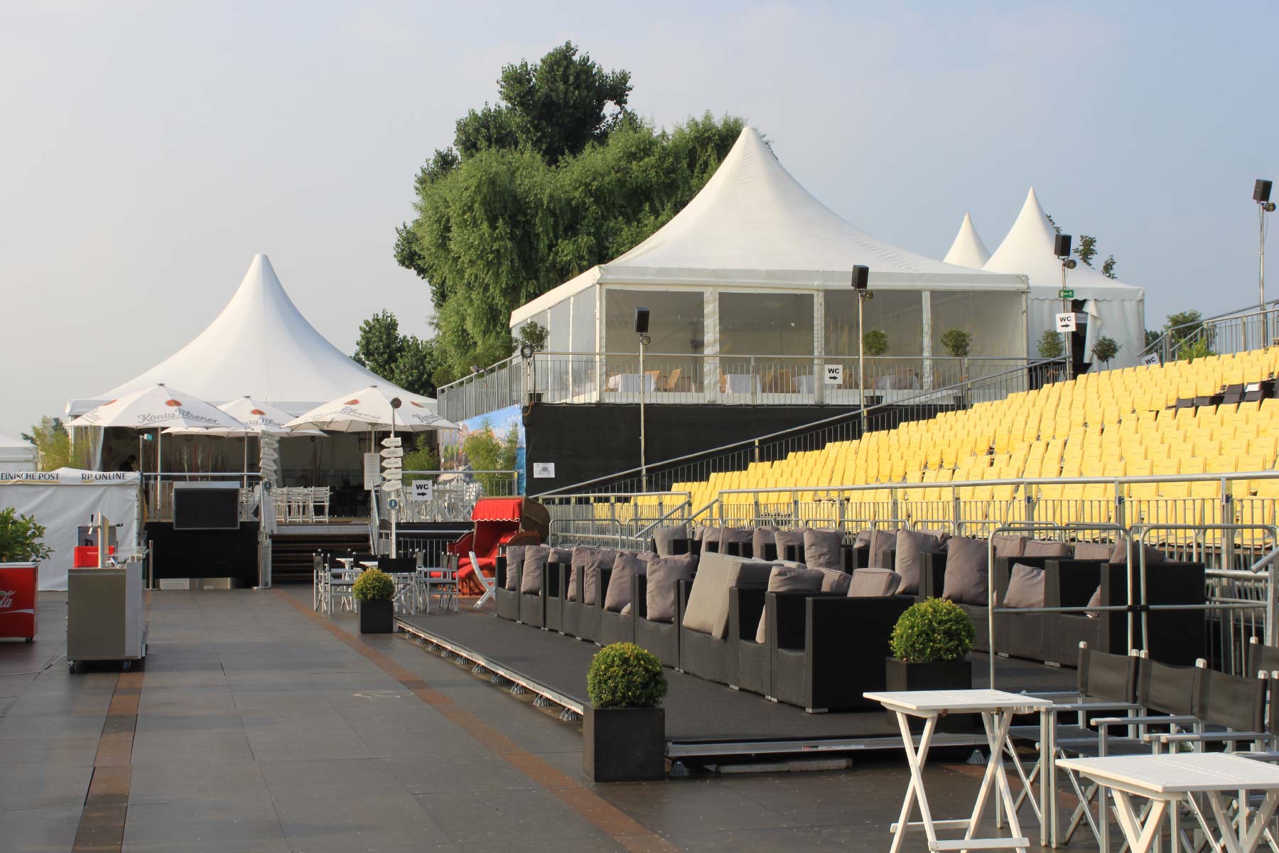Bender Tribünen, Bühnen und Stadien für Kultur Veranstaltungen Events403
